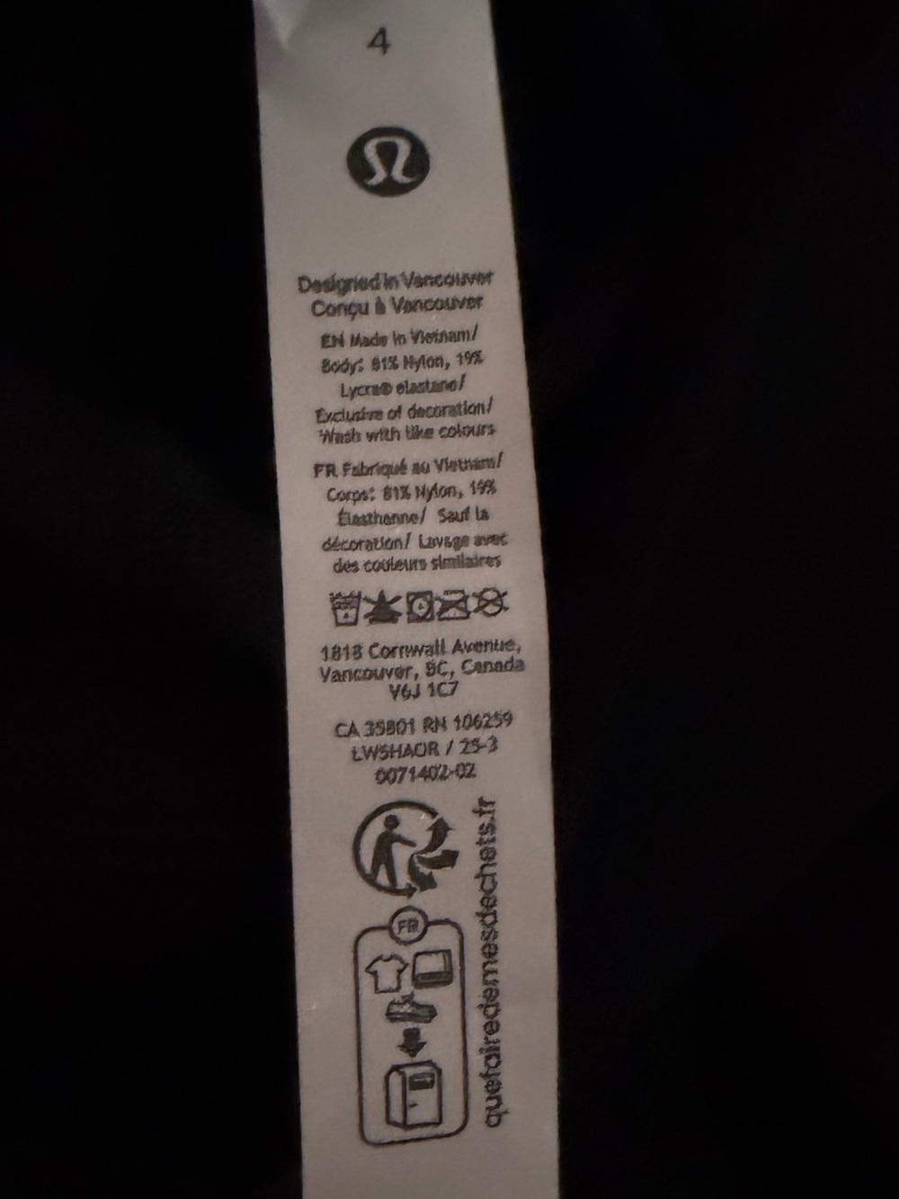 NWT Lululemon Size 4 Groove Nulu High Rise Black Flared Leggings Regular 32.5" - Picture 4 of 9